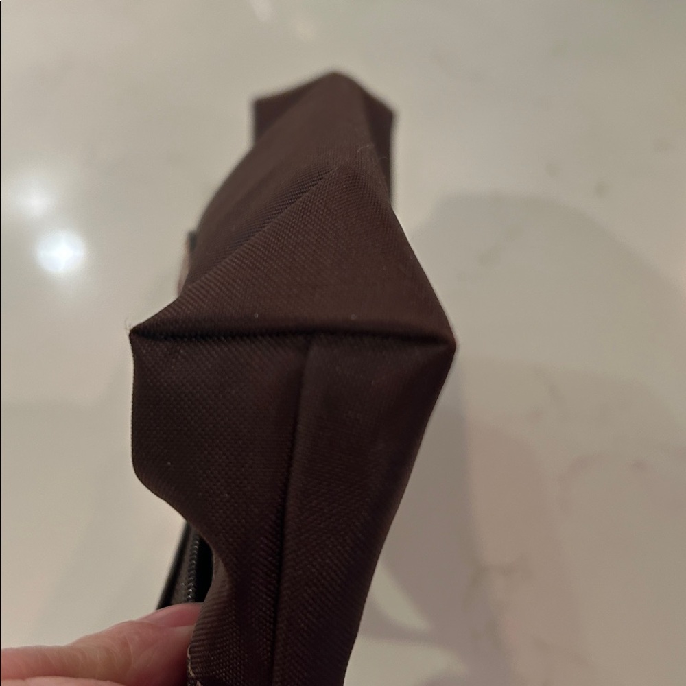 Longchamp Le Pilage Cosmetic Case Pouchette in brown - Picture 6 of 10